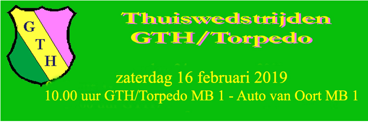 GTH wedstrijden 16 februari