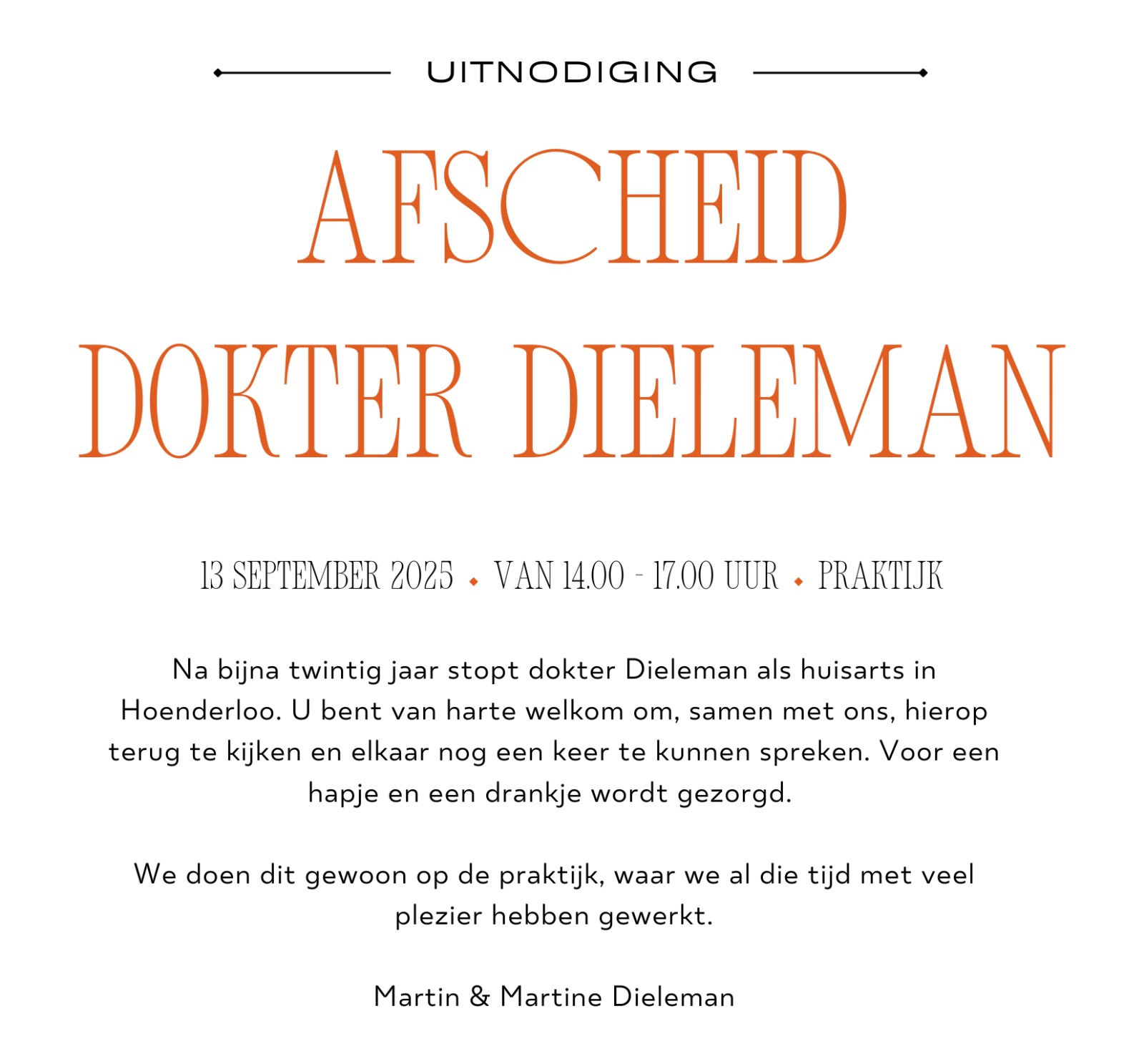 afscheid dieleman 2025