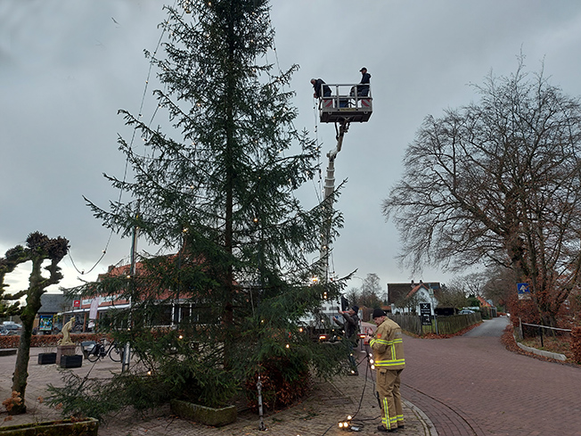 plaatsen kerstboom 2024