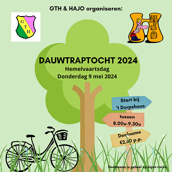 poster dauwtraptocht 2024